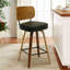 Tabouret de bar rotatif 26 po à hauteur de comptoir-2126745414-2137909068