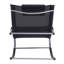 Chaise longue en acier Anyelo, chaise berçante en acier Zero Gravity et chaise berçante inclinable avec coussin amovible-187813557