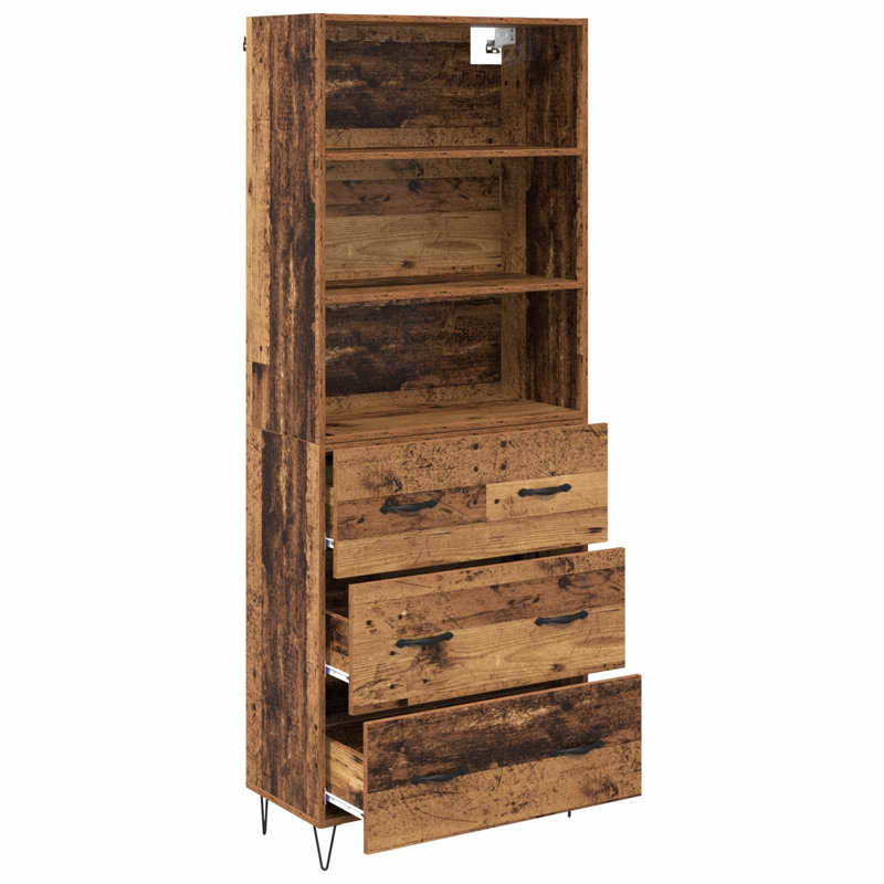 69.5cm Sideboard, Old Wood