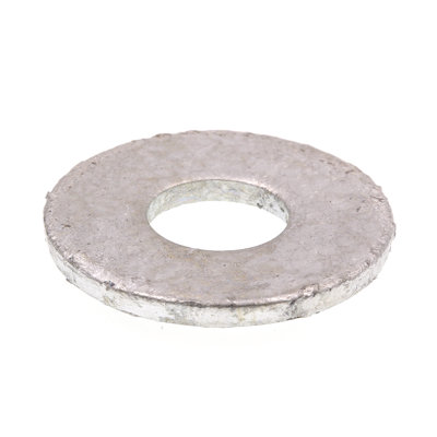 Flat Washers, USS, 1/2 in. X 1-3/8 in. OD, Hot Dip Galvanized Steel (50 Pack)