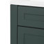 Meuble-lavabo simple 18,5 po avec plateau en marbre de culture-424500624
