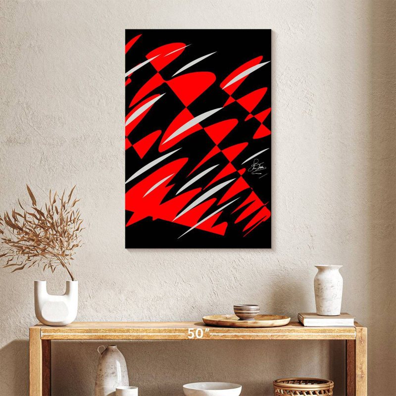 Avery Reflections Red, 36" H x 24" W