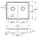 Lustertone 29" L x 22" W Double Basin Drop-In Kitchen Sink