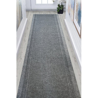 Tapis gris léger intérieur / extérieur antidérapant