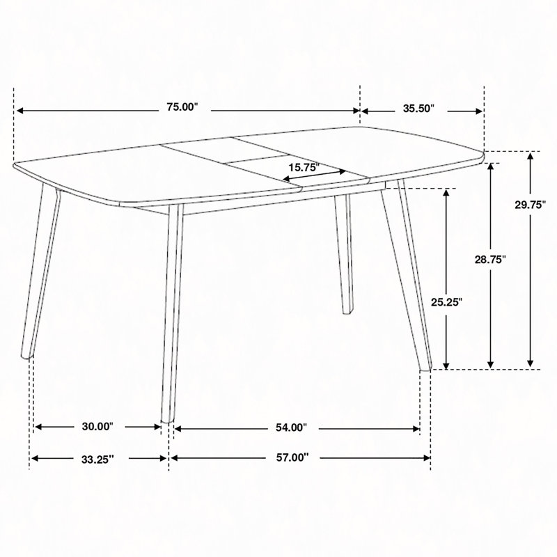 Ensemble de salle à manger 7 pièces 7 pièces, 7 pièces : table, 6 chaises