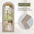 Borseth Arched Wood Frame Full Length Mirror with Stand-2034094245-2034094244