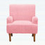 Fauteuil classique avec pieds élégants en bois, pour le salon-753221790