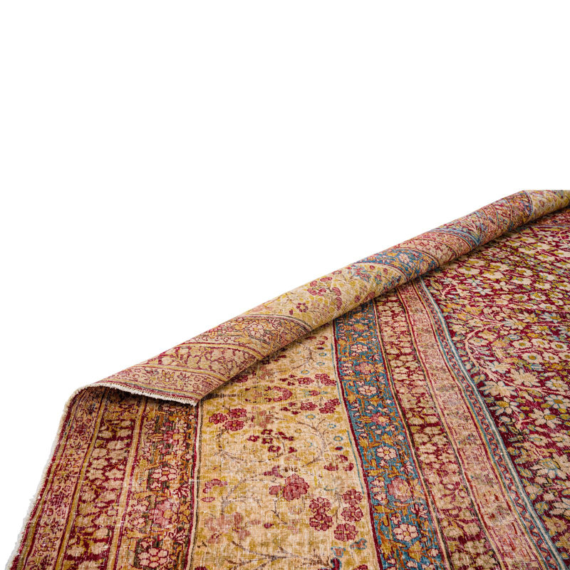 One-of-a-Kind 15'11'' X 24'8'' 1920s Wool Area Rug in