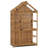 3.73' W x 1.98' D Wooden Greenhouse with Openable Roof Vent and Adjustable Shelves