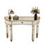 Console de 47 po avec miroir demi-lune et miroir en verre cannelé-805633090-805633145-805633148