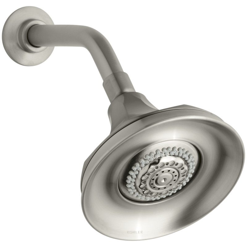 Memoirs 2.5 GPM Multifunction Wall-Mount Shower Head, Vibrant Brushed Nickel