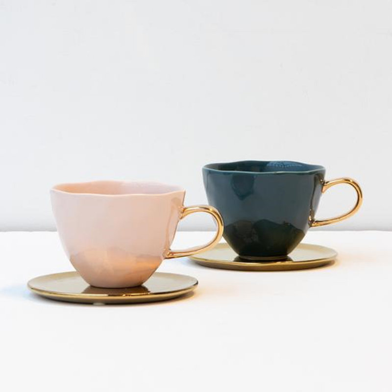Tasse du matin, Bleu vert