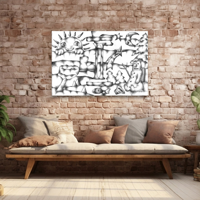 Print, 101.6cm H x 152.4cm W