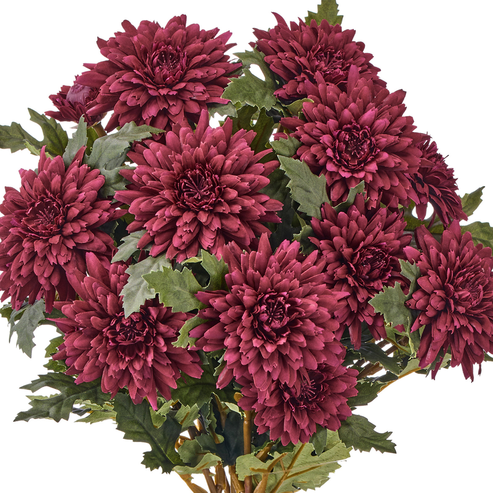19" Uv Autumn Mum Bundle, Plum