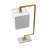 9x14.3x25.2" Metal Table Lamp