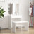 Itasha Dressing Table Set with LED Engineered Wood-740015254