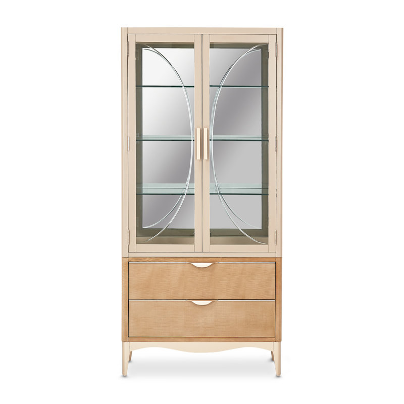 Malibu Crest Lighted Curio Cabinet