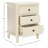 Applonia Solid Wood 3 - Drawer End Table-647892500