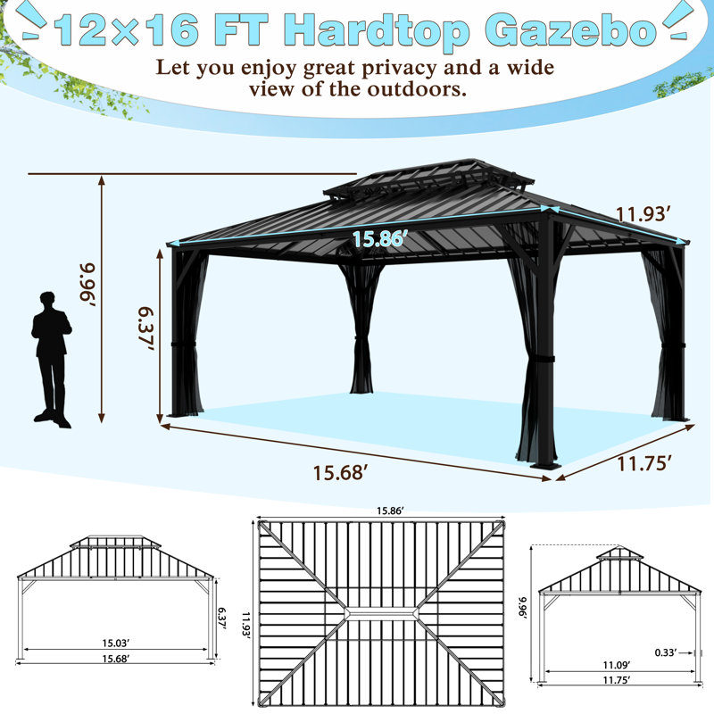 Aluminum Patio Gazebo Gazebo
