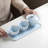 Ice Flower Crystal Glazed Ceramic Tea Sea Tray - Simple Office Tea Set With Peaceful White Moonlight On Tea Mat