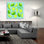 «Limes» par Elizabeth Caldwell, art mural en verre acrylique