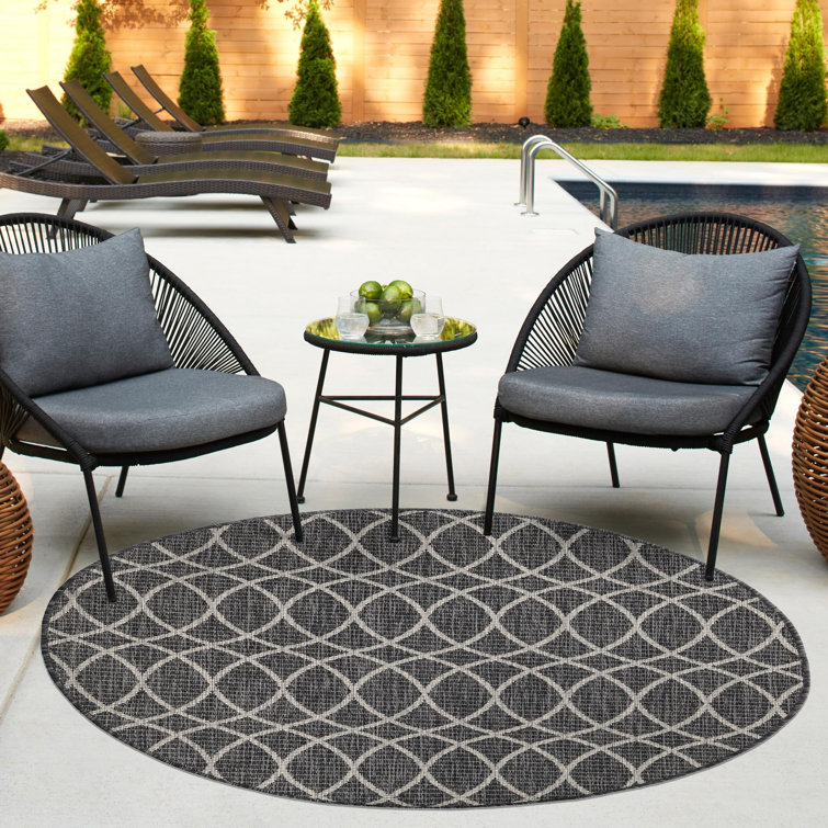 Tapis d'extérieur Charcoal_Unique Loom