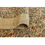 Tapis fin fait à la main Chobi Peyton - beige - bleu clair, 3 pi 5 po x 4 pi 10 po