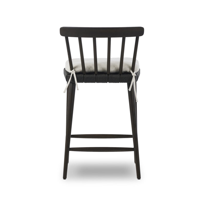 Kershaw Upholstered Stool with Solid Wood Frame