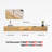 70" Light Oak Floating TV Stand for 75" TV with Drawer Storage & LED Lights-1199659039-1199659040