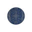 Tapis bleu lavable à la machine-602467097