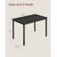 Adrey Metal Base Dining Table-384005454