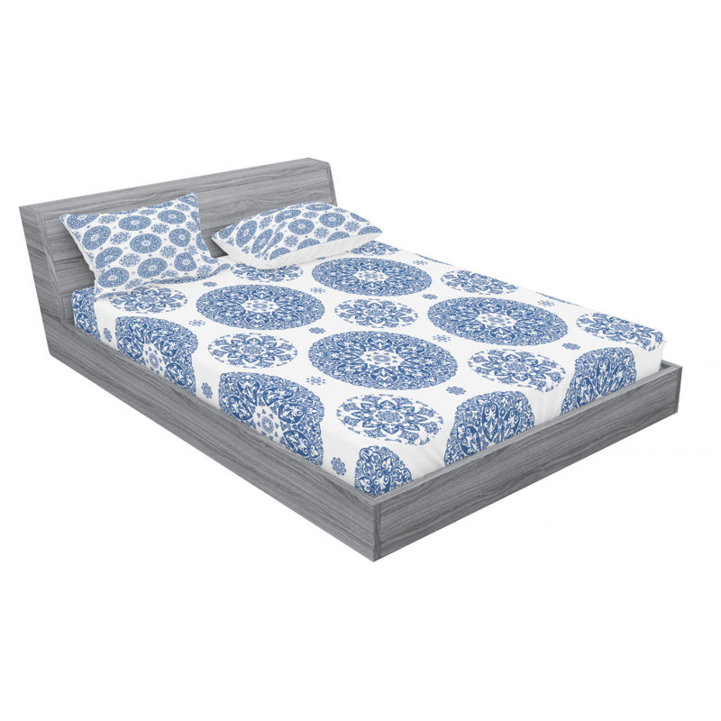 Microfiber Sheet Set, Queen Sheet Set with Fitted Sheet
