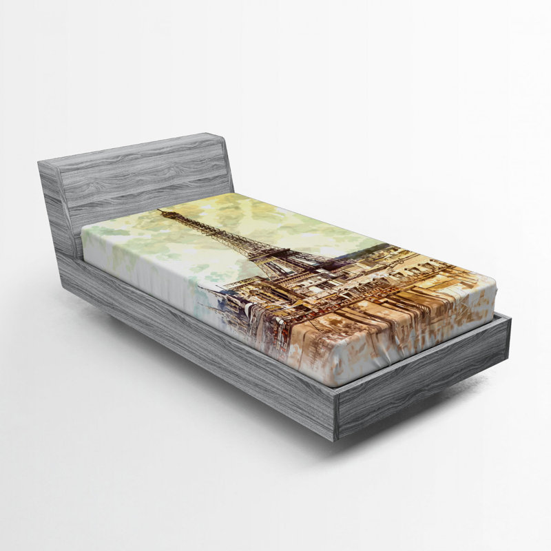 Drap-housse Tour Eiffel, Drap-housse simple TG