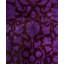 Overdyed Hand-Knotted Wool Modern-Contemporary Purple Area Rug 3' 2" x 5' 3"