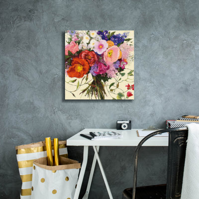 Winston Porter 'Bouquet De Printemps' by Shirley Novak Canvas Wall Art
