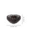 Giogali Ceiling Lamp 80 Crystal Smoky Glossy Chrome E26 Ul 1-1629545426-1629545430