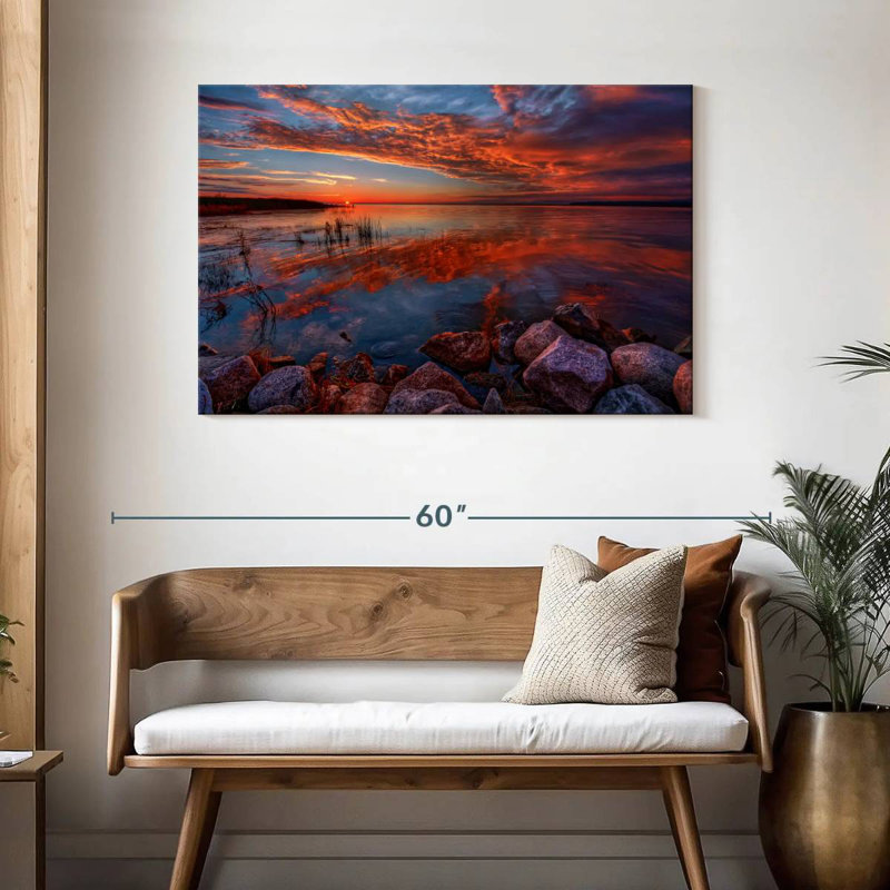 Alvord Rocky Shores Sunrise, H 30 po x l 45 po