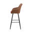 Maxman Upholstered Counter Stool with Metal Frame-39605570