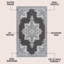 Tapis d'extérieur pliable et imperméable en paille Dory Medallion Border-254348426-254348427