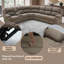 Canapé modulaire inclinable en tissu Corduroy-2010340669