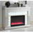 Gilmore Rectangular Freestanding Fireplace Mirror