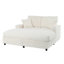 Chaise longue rembourrée avec porte-gobelets Victor Corduroy-1986462860