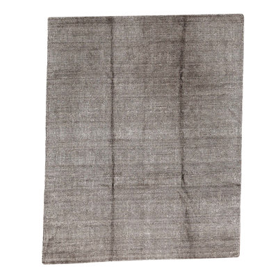 Tapis noir unique de 7 pi 9 po x 9 pi 9 po