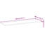 120cm Solid + Manufactured Wood Bathroom Vanity Top