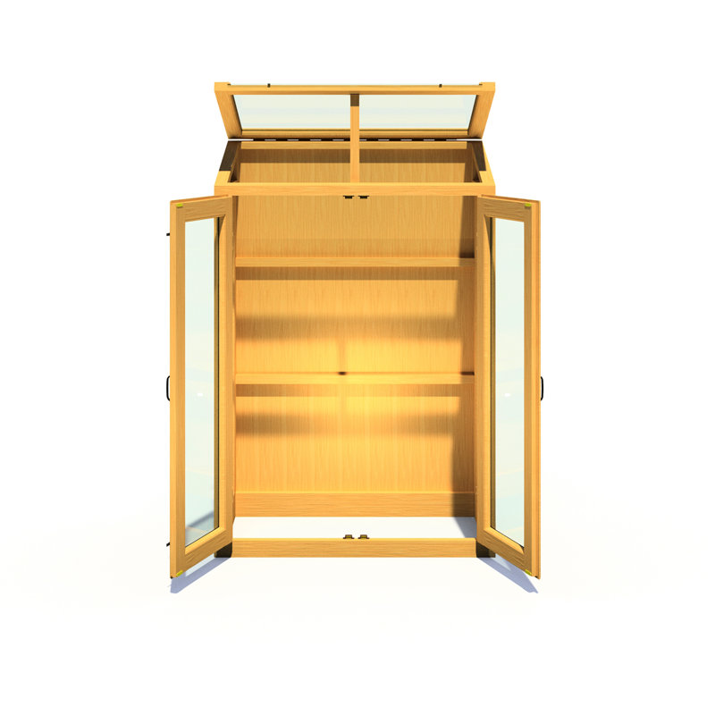 3.5 Ft W x 2 Ft D Lean-to Greenhouse