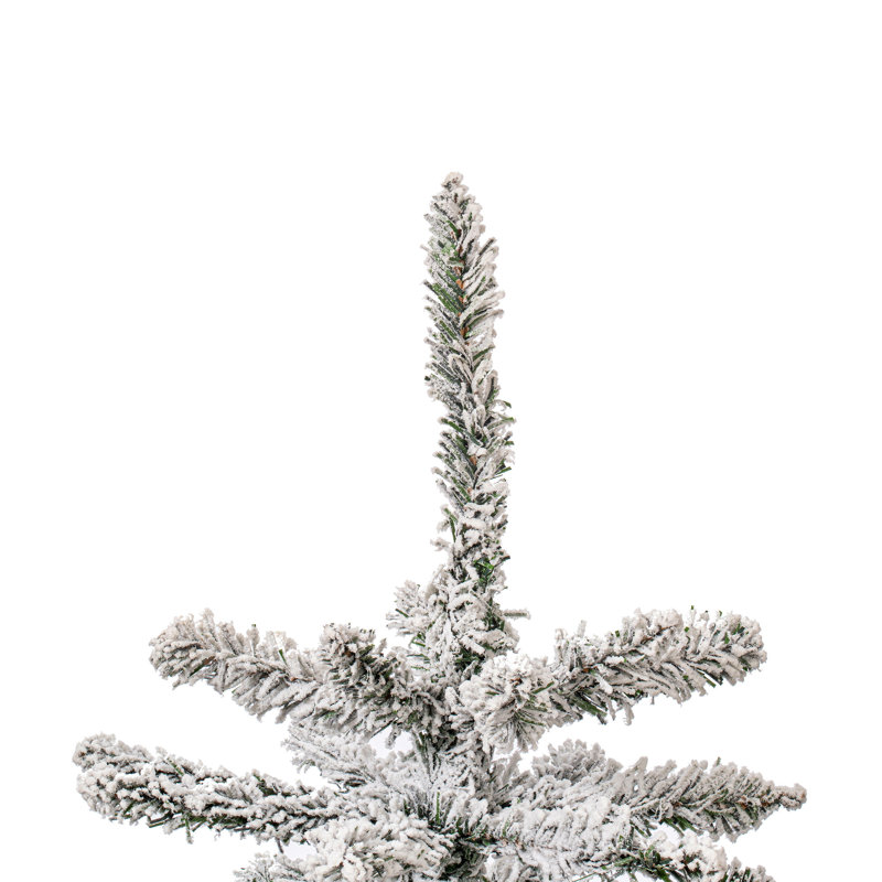 Flocked Anoka Pine 2' Artificial Christmas Tree