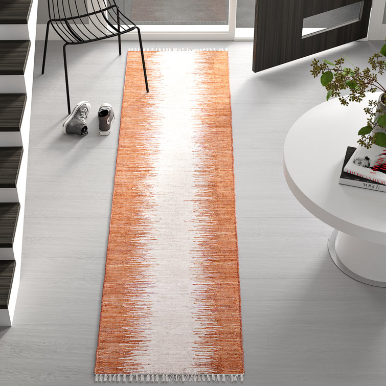 Parvin Hand Woven Cotton Striped Rug