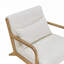 Chaise d'appoint de style moderne Mid-Century avec coussin lombaire amovible-95382978