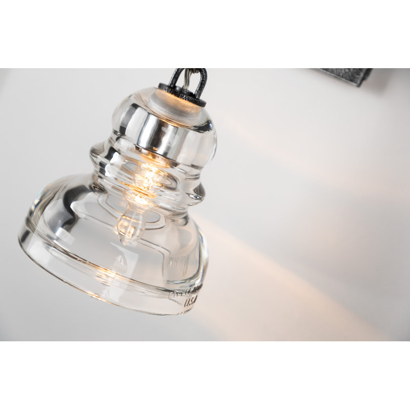 Menlo Park 1 Light Wall Sconce, Silver