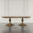 Lang Modern Transitional 102" Double Pedestal Dining Table - Light Brown-508850146